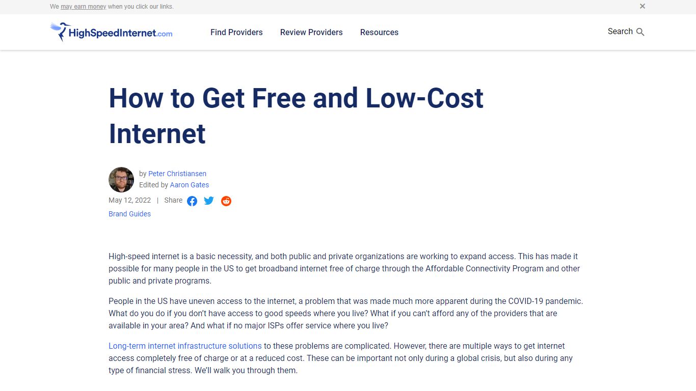 How to Get Free Internet | HighSpeedInternet.com